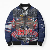United States 250 Years of Independence Bomber Puffer Jacket - Wonder Print Shop