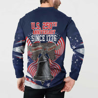United States 250 Years of Independence Button Sweatshirt - Wonder Print Shop
