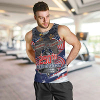 United States 250 Years of Independence Men Tank Top - Wonder Print Shop