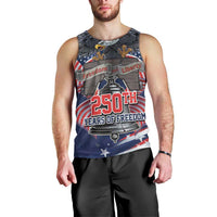 United States 250 Years of Independence Men Tank Top - Wonder Print Shop
