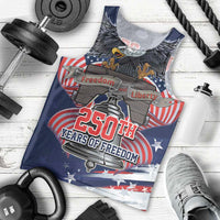 United States 250 Years of Independence Men Tank Top - Wonder Print Shop
