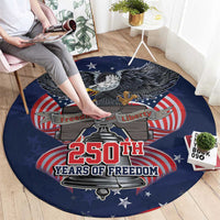 United States 250 Years of Independence Round Carpet - Wonder Print Shop