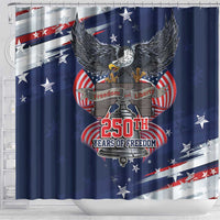 United States 250 Years of Independence Shower Curtain - Wonder Print Shop
