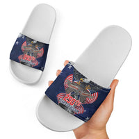 United States 250 Years of Independence Slide Sandals - Wonder Print Shop