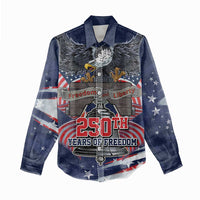 United States 250 Years of Independence Women Casual Shirt - Wonder Print Shop