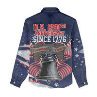 United States 250 Years of Independence Women Casual Shirt - Wonder Print Shop