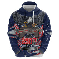 United States 250 Years of Independence Zip Hoodie - Wonder Print Shop