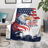 United States Honoring 250 Years of Liberty Blanket - Wonder Print Shop
