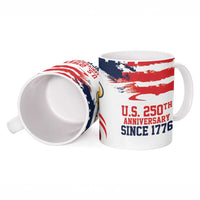 United States Honoring 250 Years of Liberty Ceramic Mug - Wonder Print Shop