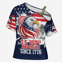 United States Honoring 250 Years of Liberty Cross Shoulder Shirt - Wonder Print Shop
