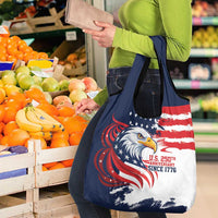 United States Honoring 250 Years of Liberty Grocery Bag - Wonder Print Shop