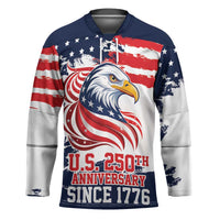 United States Honoring 250 Years of Liberty Hockey Jersey - Wonder Print Shop