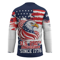 United States Honoring 250 Years of Liberty Hockey Jersey - Wonder Print Shop