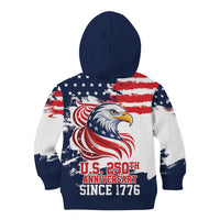 United States Honoring 250 Years of Liberty Kid Hoodie - Wonder Print Shop
