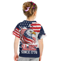 United States Honoring 250 Years of Liberty Kid T Shirt - Wonder Print Shop