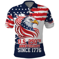 United States Honoring 250 Years of Liberty Polo Shirt - Wonder Print Shop