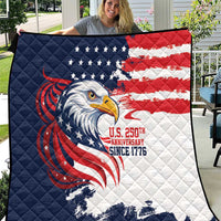United States Honoring 250 Years of Liberty Quilt - Wonder Print Shop