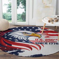United States Honoring 250 Years of Liberty Round Carpet - Wonder Print Shop