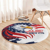 United States Honoring 250 Years of Liberty Round Carpet - Wonder Print Shop