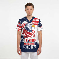 United States Honoring 250 Years of Liberty Scrub Top - Wonder Print Shop