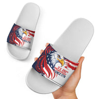 United States Honoring 250 Years of Liberty Slide Sandals - Wonder Print Shop
