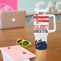United States Honoring 250 Years of Liberty Tumbler With Handle - Wonder Print Shop
