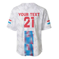 Luxembourg Football Custom Baseball Jersey Les Lions Rouges LT9 - Wonder Print Shop