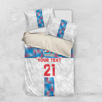 Luxembourg Football Custom Bedding Set Les Lions Rouges LT9 - Wonder Print Shop