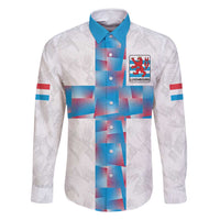 Luxembourg Football Custom Family Matching Mermaid Dress and Hawaiian Shirt Les Lions Rouges LT9 - Wonder Print Shop