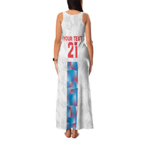 Luxembourg Football Custom Family Matching Tank Maxi Dress and Hawaiian Shirt Les Lions Rouges - Wonder Print Shop