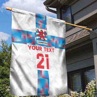 Luxembourg Football Custom Garden Flag Les Lions Rouges - Wonder Print Shop