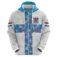 Luxembourg Football Custom Hoodie Les Lions Rouges - Wonder Print Shop