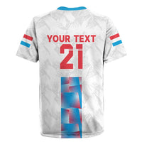 Luxembourg Football Custom Rugby Jersey Les Lions Rouges - Wonder Print Shop