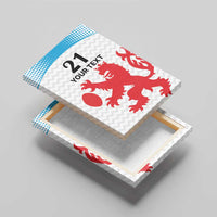 Luxembourg Custom Canvas Wall Art Motifs 2021-22 Federation Luxembourgeoise de Rugby LT9 - Wonder Print Shop