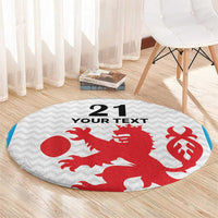 Luxembourg Custom Round Carpet Motifs 2021-22 Federation Luxembourgeoise de Rugby