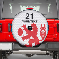 Luxembourg Custom Spare Tire Cover Motifs 2021-22 Federation Luxembourgeoise de Rugby - Wonder Print Shop