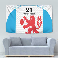 Luxembourg Custom Tapestry Motifs 2021-22 Federation Luxembourgeoise de Rugby - Wonder Print Shop