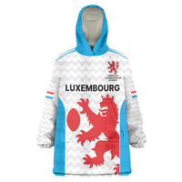 Luxembourg Custom Wearable Blanket Hoodie Motifs 2021-22 Federation Luxembourgeoise de Rugby - Wonder Print Shop