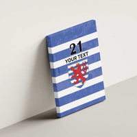 Luxembourg Rugby Custom Canvas Wall Art Motifs 1997 Vintage LT9 - Wonder Print Shop