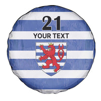 Luxembourg Rugby Custom Spare Tire Cover Motifs 1997 Vintage - Wonder Print Shop