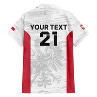 Poland Rugby Custom Family Matching Off Shoulder Short Dress and Hawaiian Shirt Biało-czerwoni The White and Reds Sporty Pattern LT9 - Wonder Print Shop