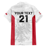 Poland Rugby Custom Family Matching Short Sleeve Bodycon Dress and Hawaiian Shirt Biało-czerwoni The White and Reds Sporty Pattern - Wonder Print Shop