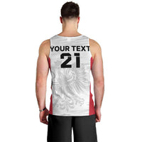 Poland Rugby Custom Men Tank Top Biało-czerwoni The White and Reds Sporty Pattern - Wonder Print Shop