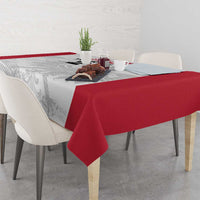 Poland Rugby Custom Tablecloth Biało-czerwoni The White and Reds Sporty Pattern - Wonder Print Shop