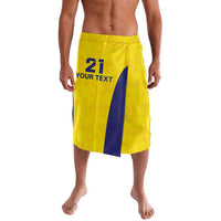 Sweden Rugby Custom Lavalava Three Crowns of Sweden Gold Pattern - Wonder Print Shop