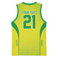 Custom Brazil World Football Legacy Basketball Jersey 5 Times History Champions - Wonder Print Shop