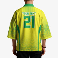 Custom Brazil World Football Legacy Kimono 5 Times History Champions - Wonder Print Shop
