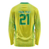 Custom Brazil World Football Legacy Long Sleeve Shirt 5 Times History Champions - Wonder Print Shop