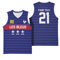 Custom France WC26 Future Champions Basketball Jersey Past Champions Future Legends - Wonder Print Shop