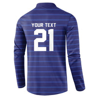 Custom France WC26 Future Champions Button Sweatshirt Past Champions Future Legends - Wonder Print Shop
